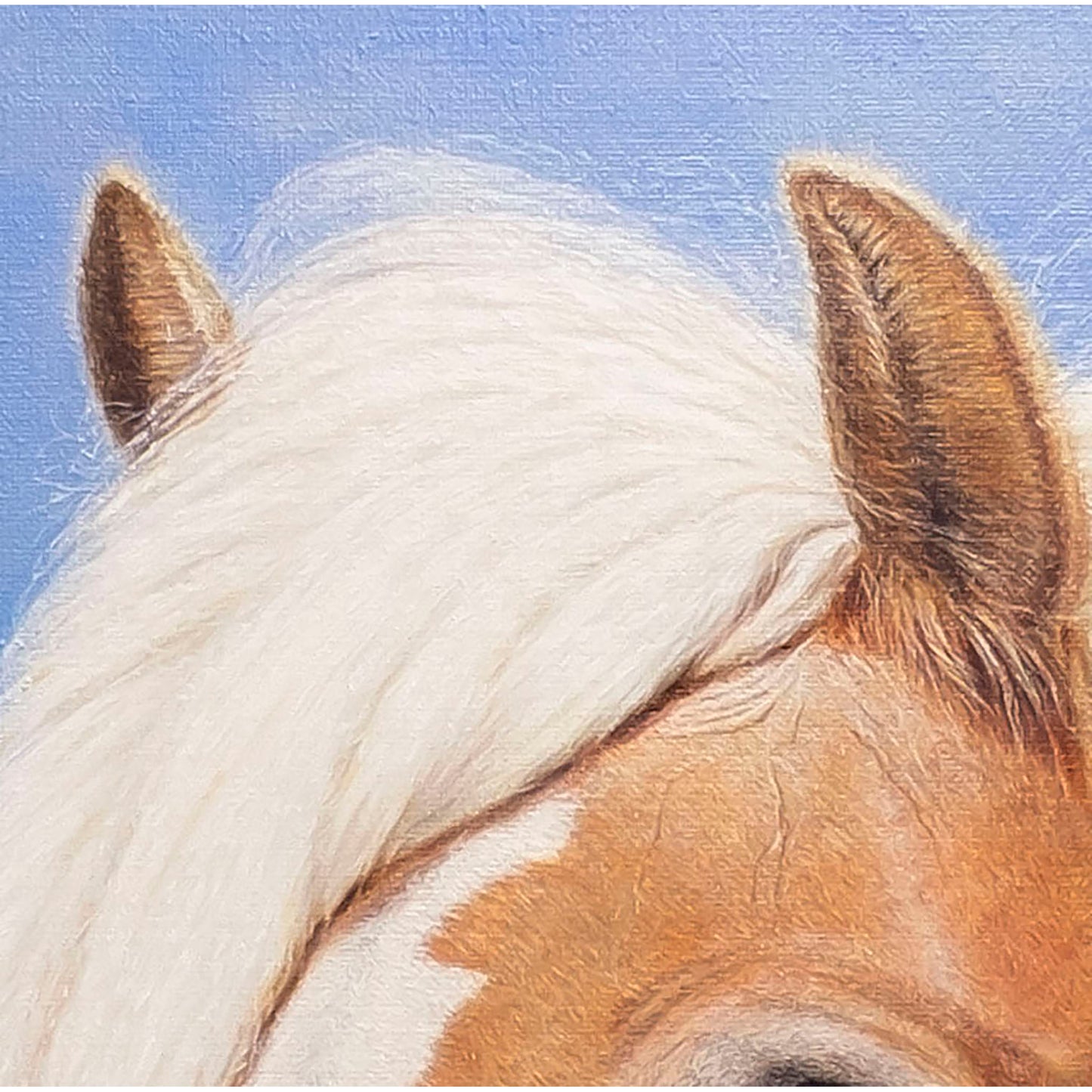 Anastasia Woron « Helia, âme sereine » - Peinture à l'huile originale signée 64x54cm 2026 