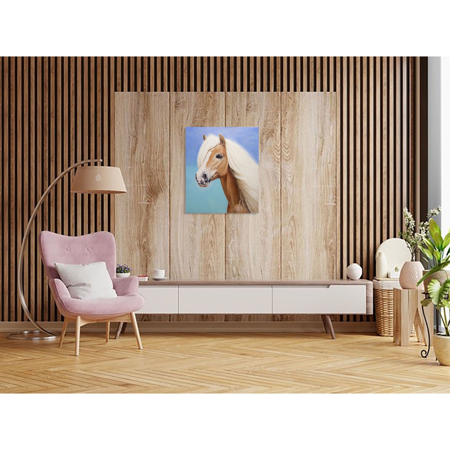 Anastasia Woron « Helia, âme sereine » - Peinture à l'huile originale signée 64x54cm 2026 