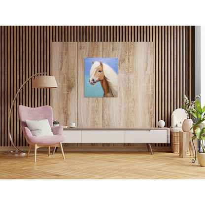 Anastasia Woron « Helia, âme sereine » - Peinture à l'huile originale signée 64x54cm 2026 