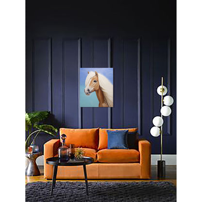 Anastasia Woron « Helia, âme sereine » - Peinture à l'huile originale signée 64x54cm 2026 