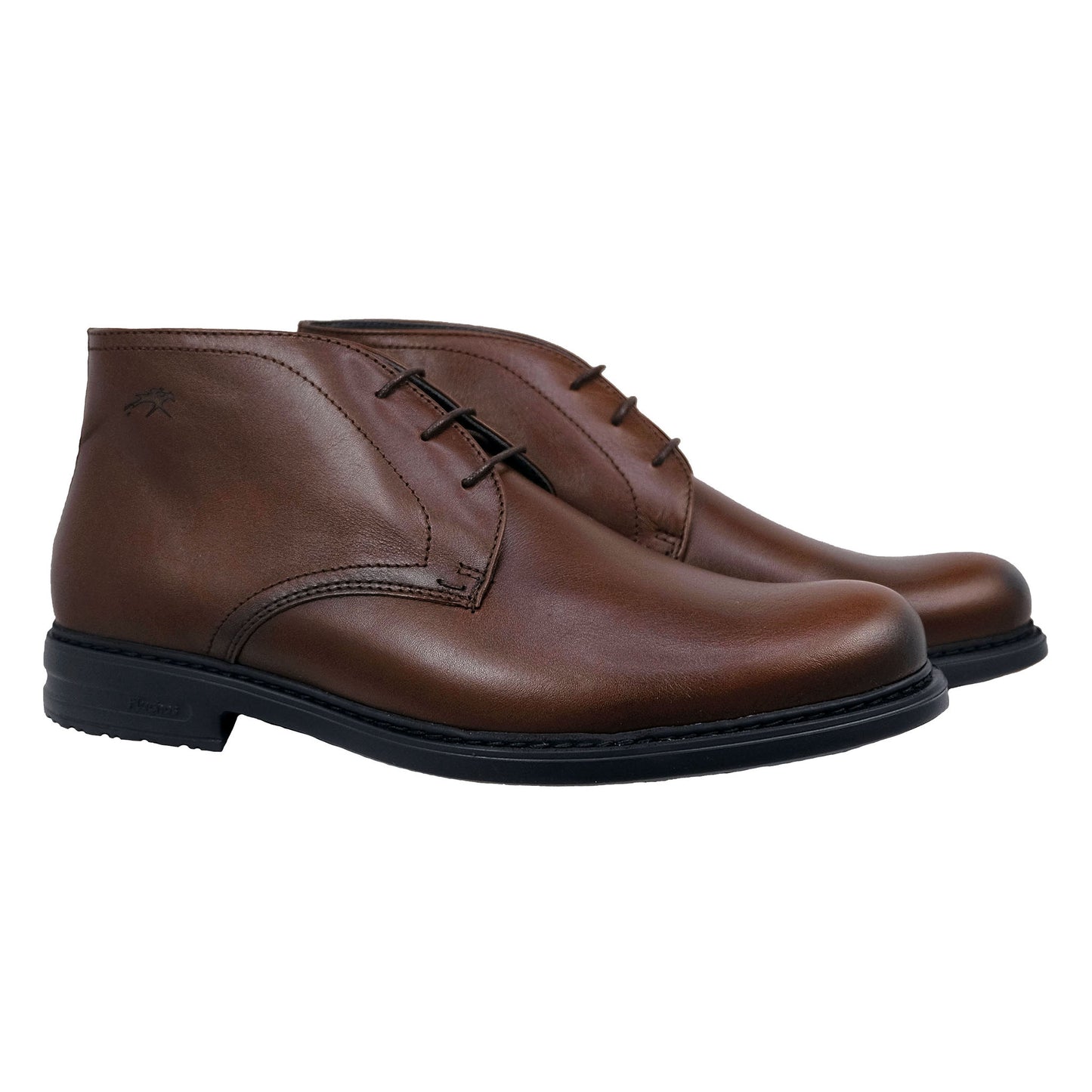 Fluchos Simon: Brown Leather Men's Boots 8470