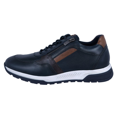 Fluchos Louis : Chaussures confort en cuir bleu pour homme F1600