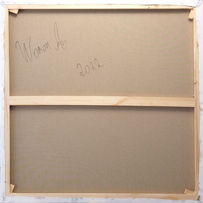 Anastasia Woron: “Mimosa” – Óleo 100×100 cm (2022)