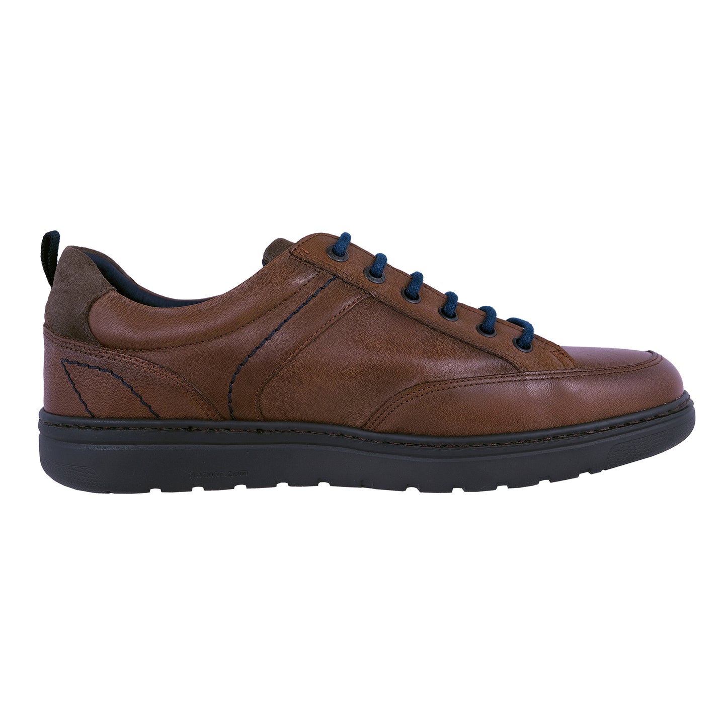 Fluchos Atlas: Brown Leather Sneakers for Men F0298
