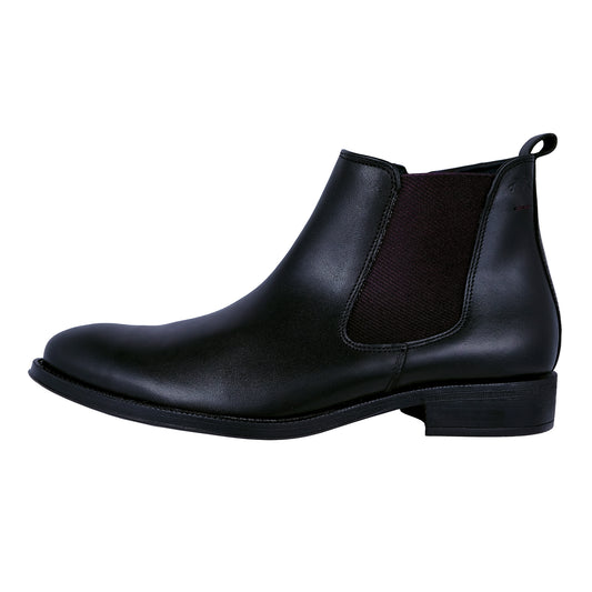 Fluchos Heracles : Bottines en cuir noir pour hommes 8756