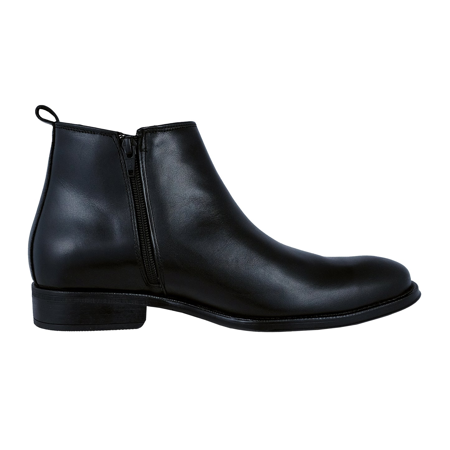 Fluchos Heracles : Bottines en cuir noir pour hommes 8756