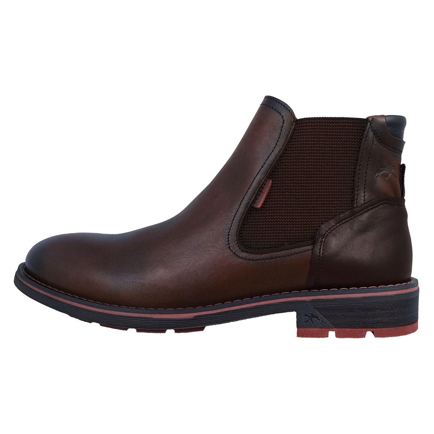 Fluchos Terry: Botines Hombre en Piel Marrón F1343