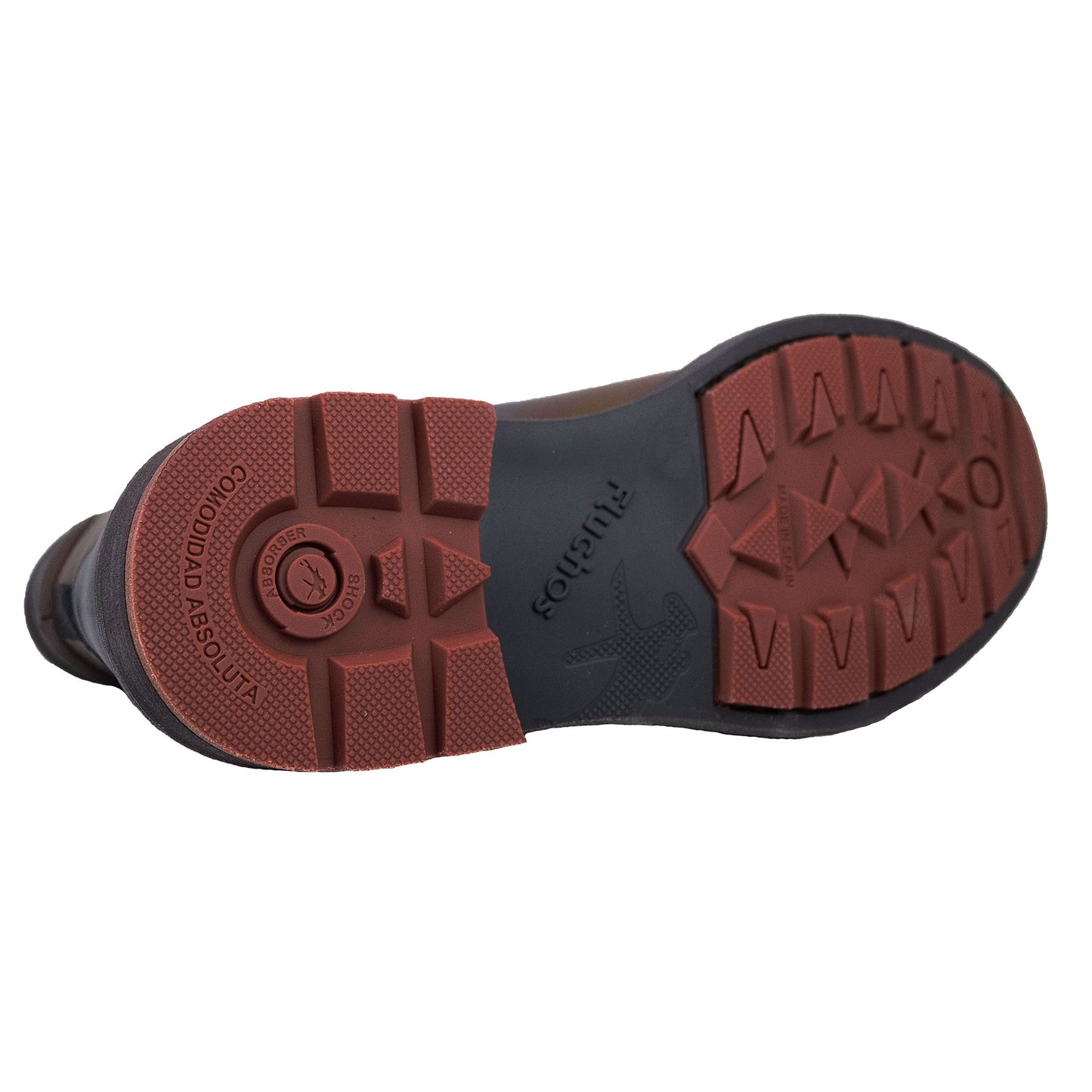 Fluchos Terry: Botines Hombre en Piel Marrón F1343