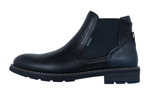 Fluchos Terry: Botines Hombre en Piel Negro F1343