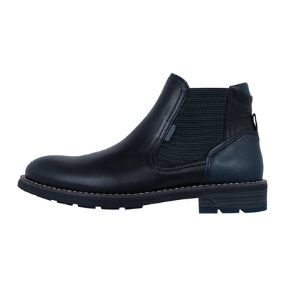 Fluchos Terry: Botines Hombre en Piel Negro F1343