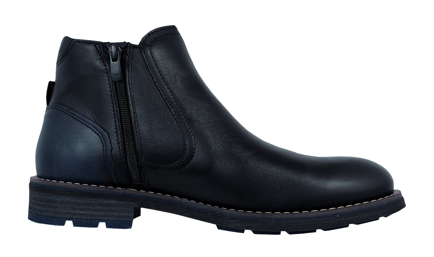Fluchos Terry: Botines Hombre en Piel Negro F1343