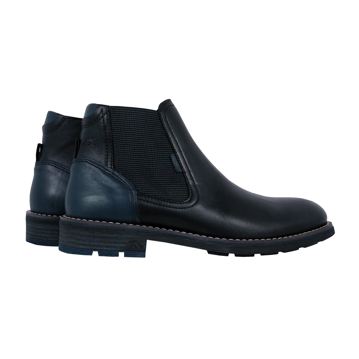 Fluchos Terry: Botines Hombre en Piel Negro F1343