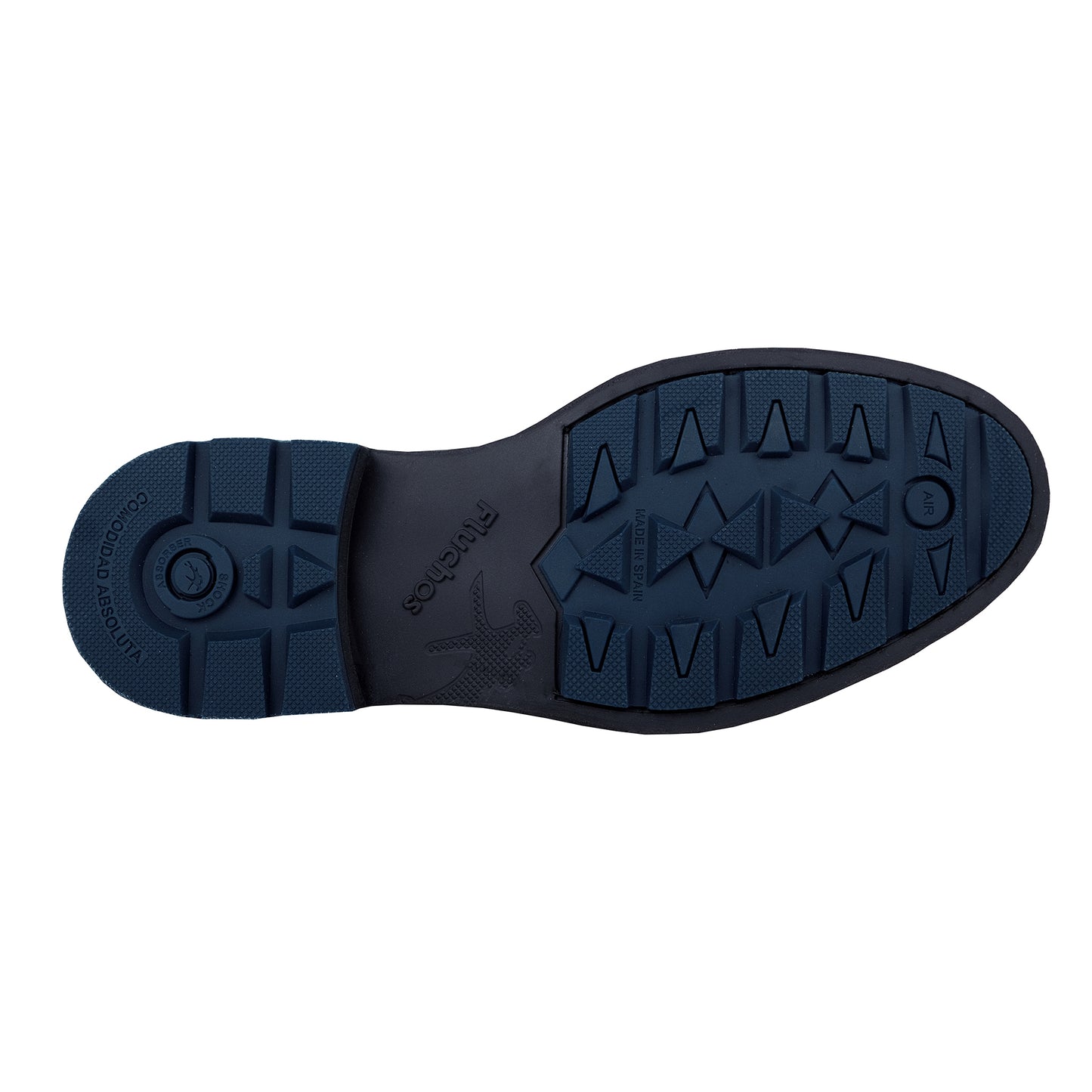 Fluchos Terry: Botines Hombre en Piel Negro F1343