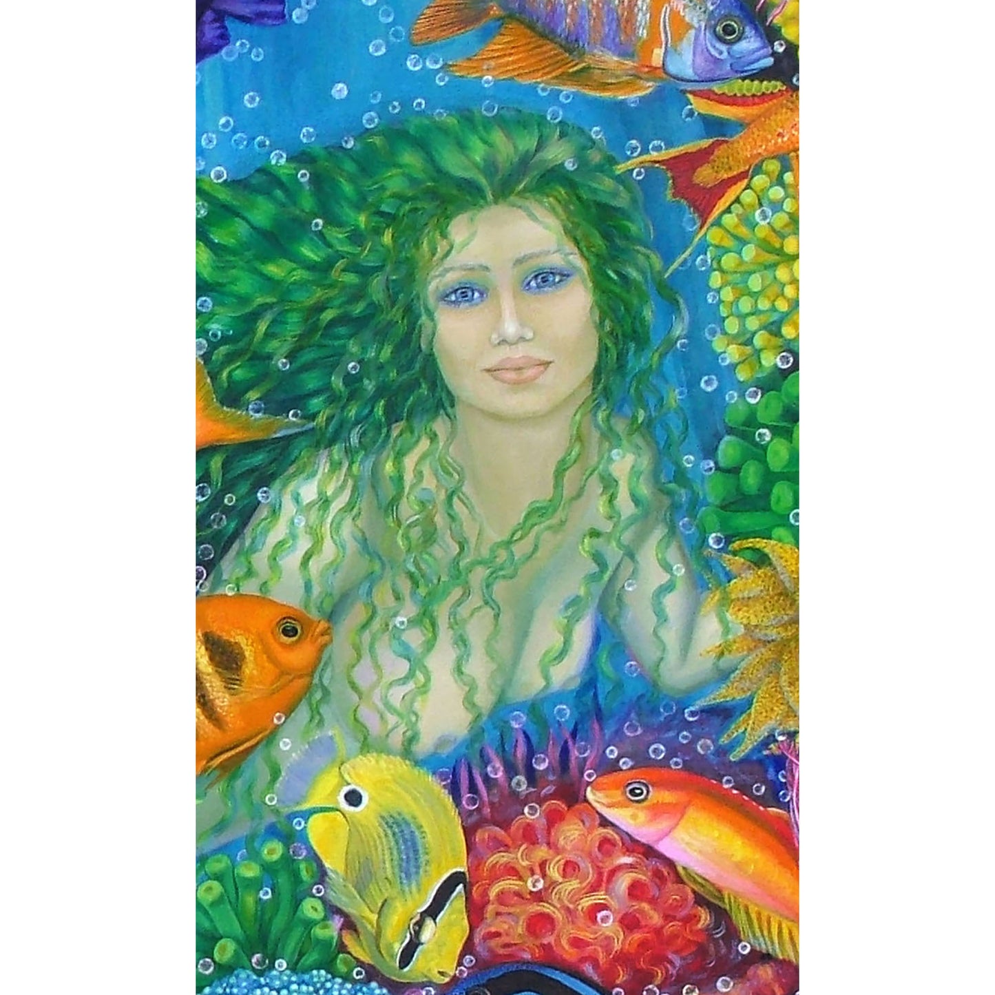 Anastasia Woron - Original Signed Oil Painting 2011: The Underwater Dream 80x80cm