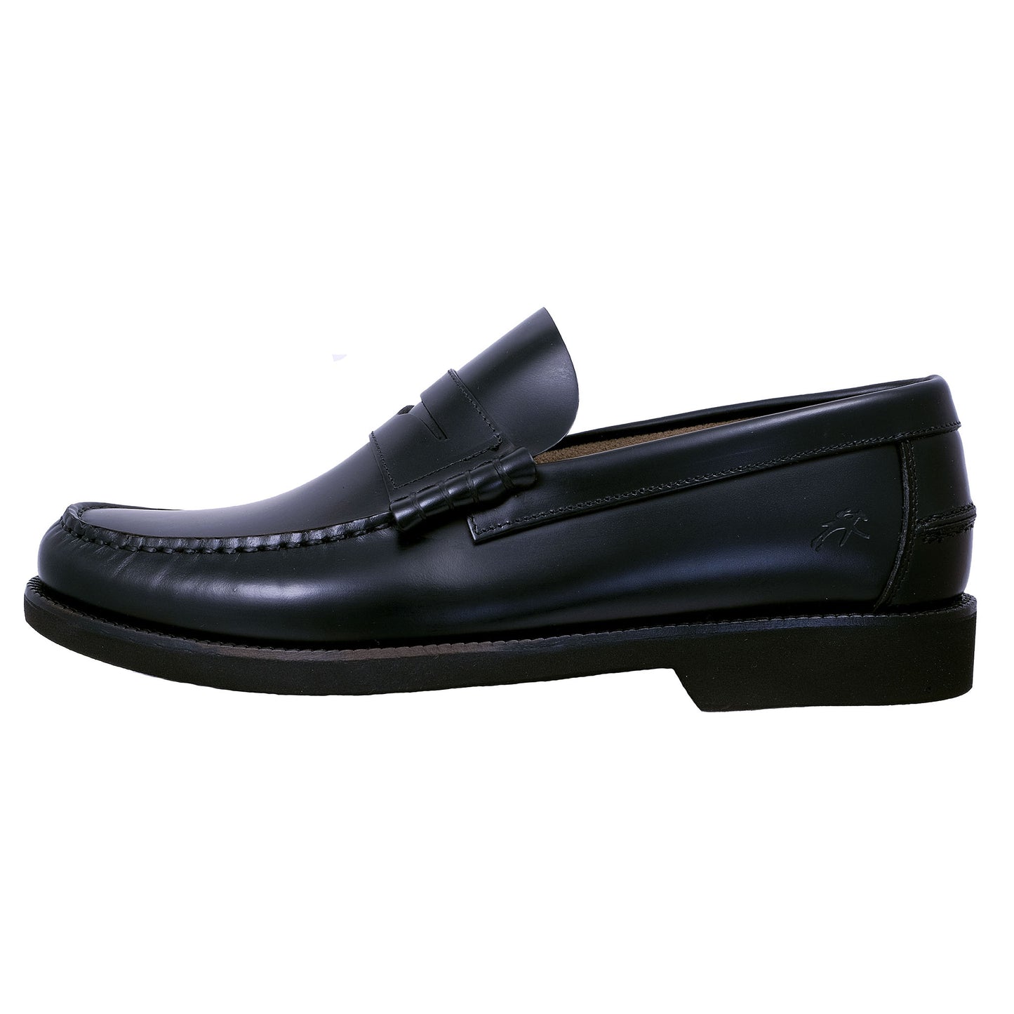 Fluchos Stamford: Mocasines Hombre Piel Negro F0047