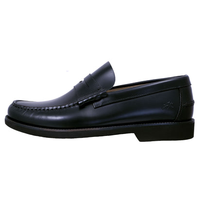 Fluchos Stamford: Mocasines Hombre Piel Negro F0047
