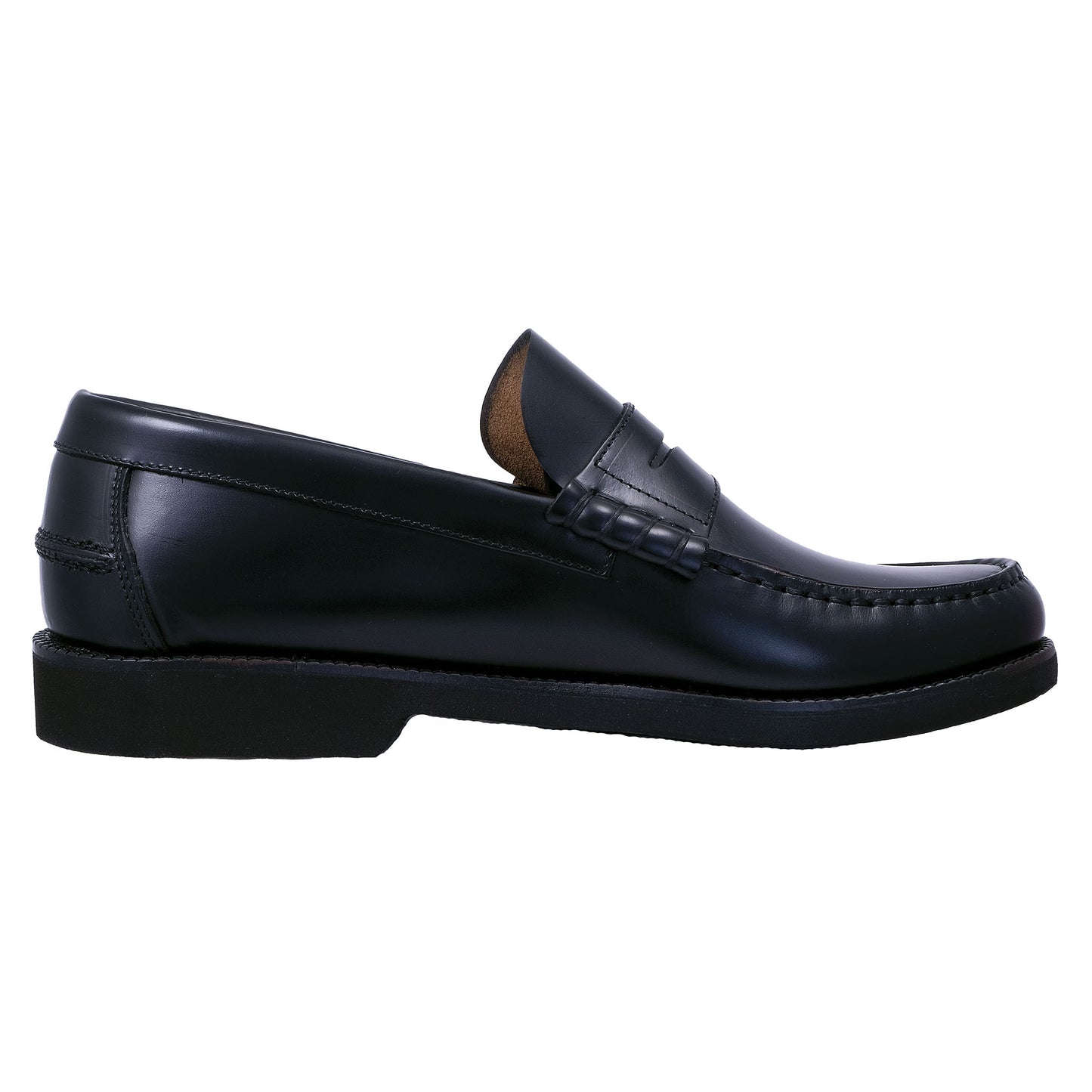 Fluchos Stamford: Mocasines Hombre Piel Negro F0047