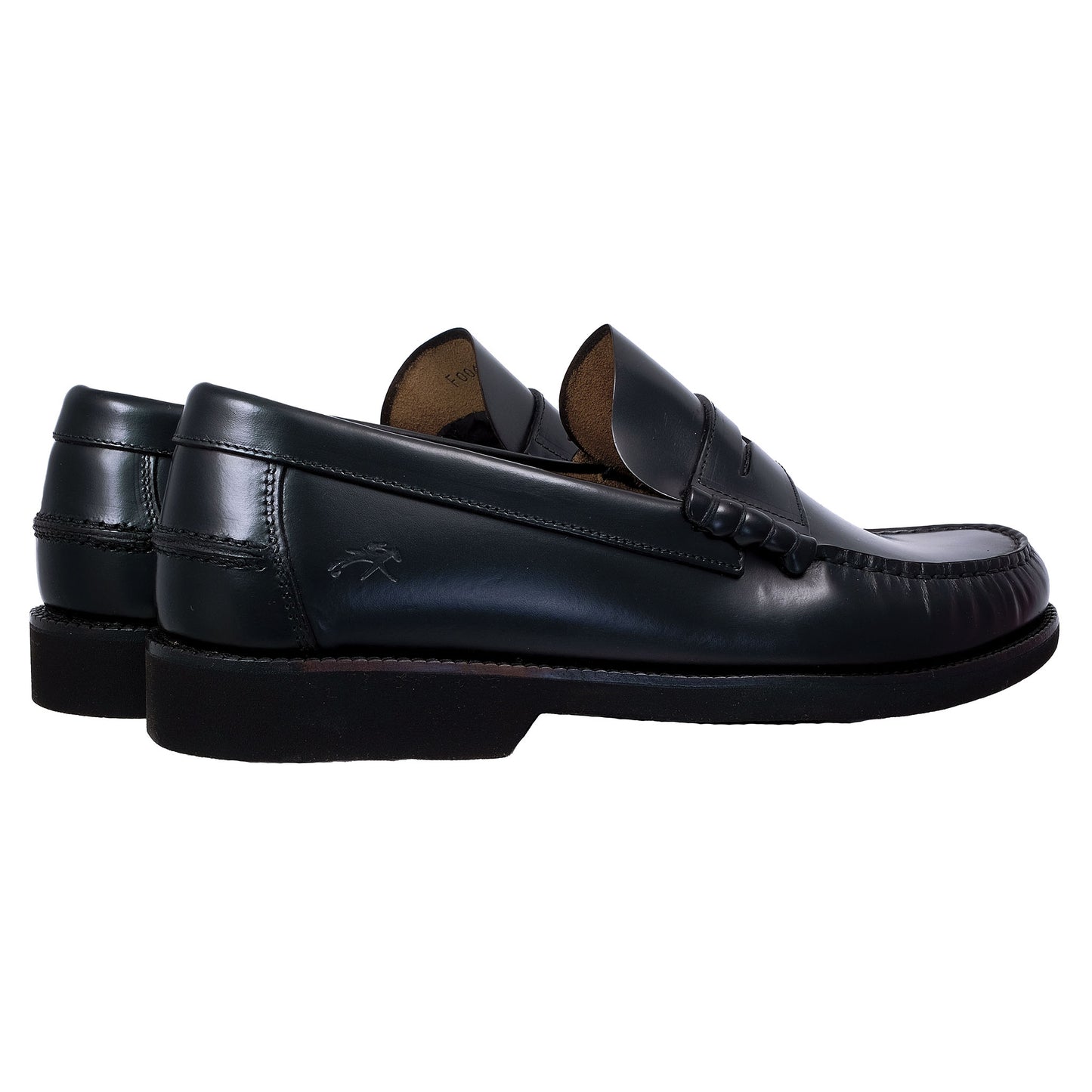 Fluchos Stamford: Mocasines Hombre Piel Negro F0047