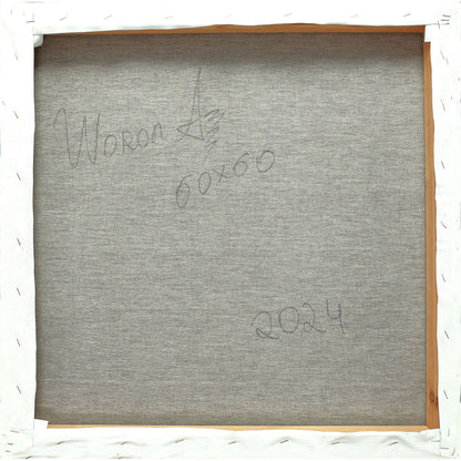 Anastasia Woron: “El Gato. El Basilio” – Óleo 60×60 cm (2024)