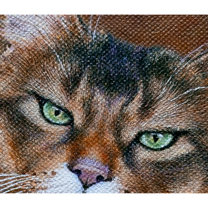 Anastasia Woron: “Mirada Verde” – Original Oil 16x22 cm (2024)