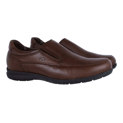 Fluchos Luca: Mocasines Hombre Piel Marrón 8499