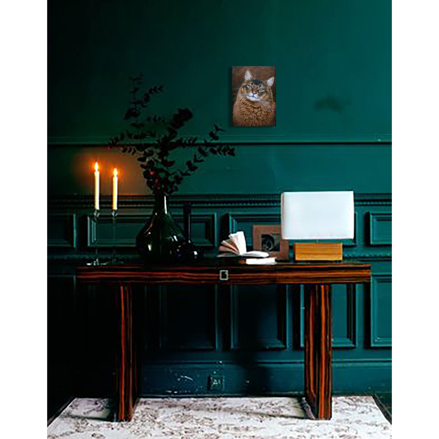 Anastasia Woron: “Mirada Verde” – Original Oil 16x22 cm (2024)