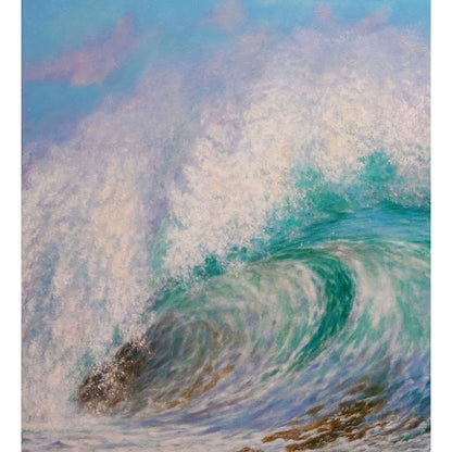 Anastasia Woron: “La Ola Magnífica” – Óleo sobre lienzo 73×50 cm (2022)