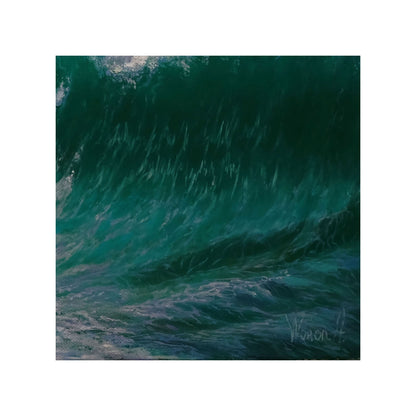Anastasia Woron: “La Ola Magnífica” – Óleo sobre lienzo 73×50 cm (2022)