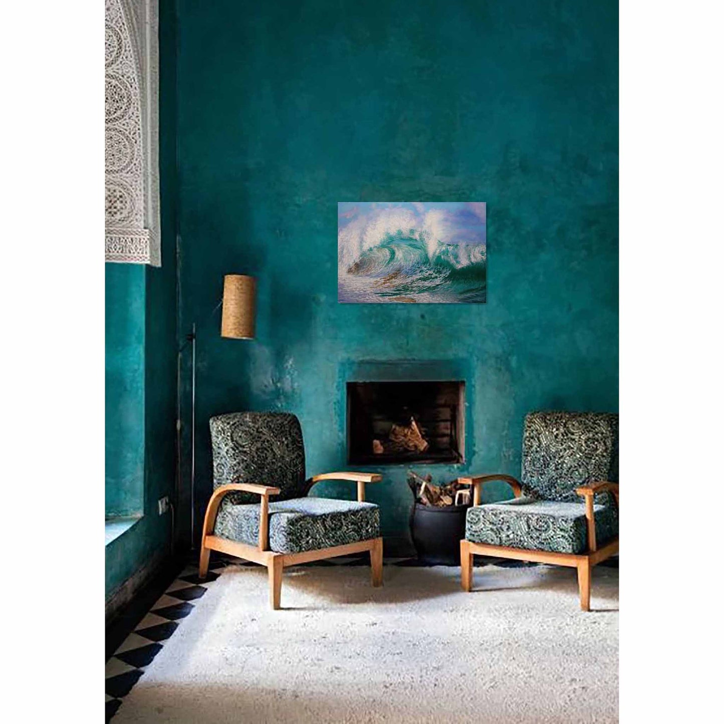 Anastasia Woron: “La Ola Magnífica” – Óleo sobre lienzo 73×50 cm (2022)