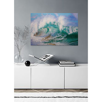 Anastasia Woron: “La Ola Magnífica” – Óleo sobre lienzo 73×50 cm (2022)