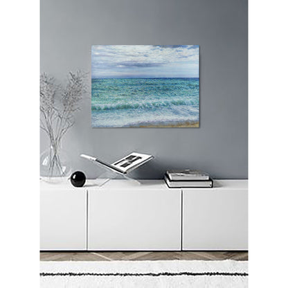 Anastasia Woron: “El Mar Chispiante” – Óleo 65×50 cm (2021)