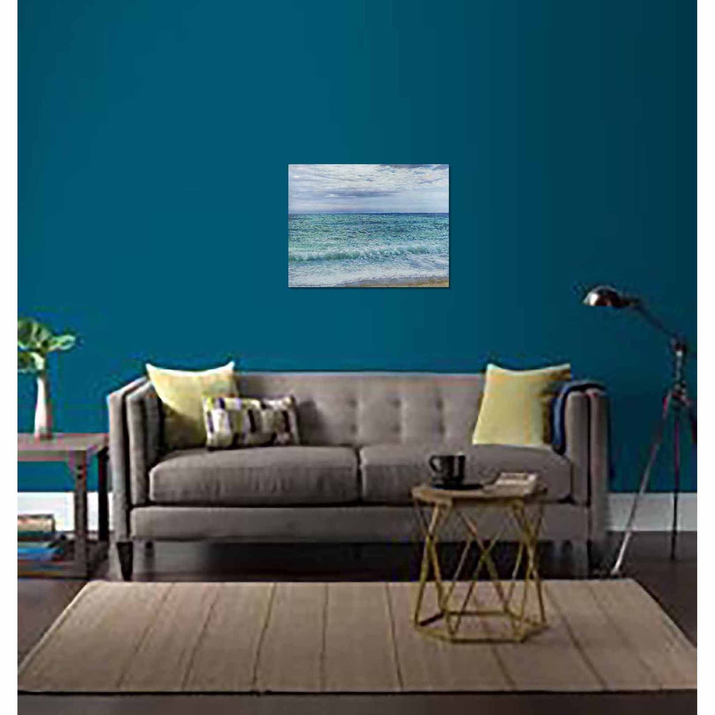 Anastasia Woron: “El Mar Chispiante” – Óleo 65×50 cm (2021)