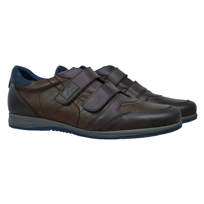 Fluchos Daniel: Zapatos Hombre Piel Plantillas Extraíbles Marrón 9262