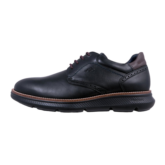 Fluchos Willam: Black Lace-Up Shoes F1351