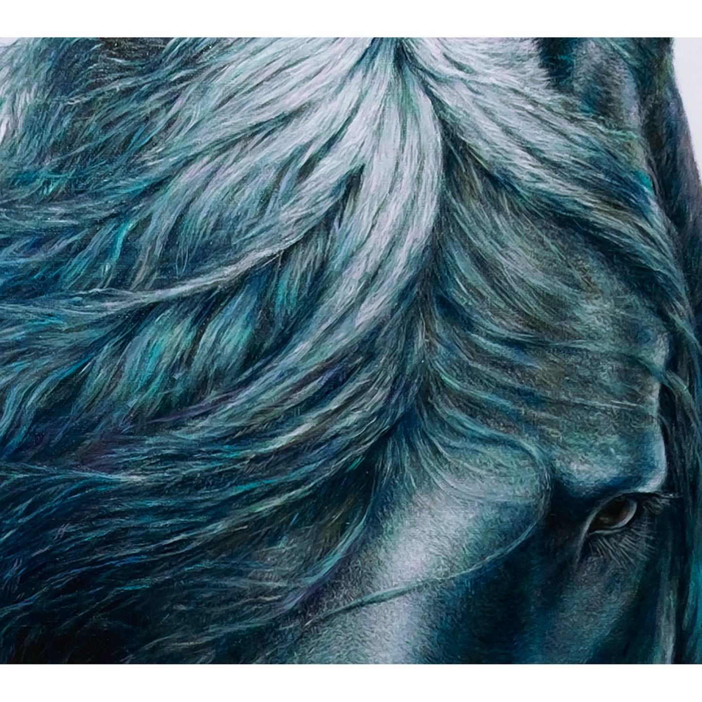 Anastasia Woron - Óleo Original Firmado 2023: El Eclipse Negro 100x81cm