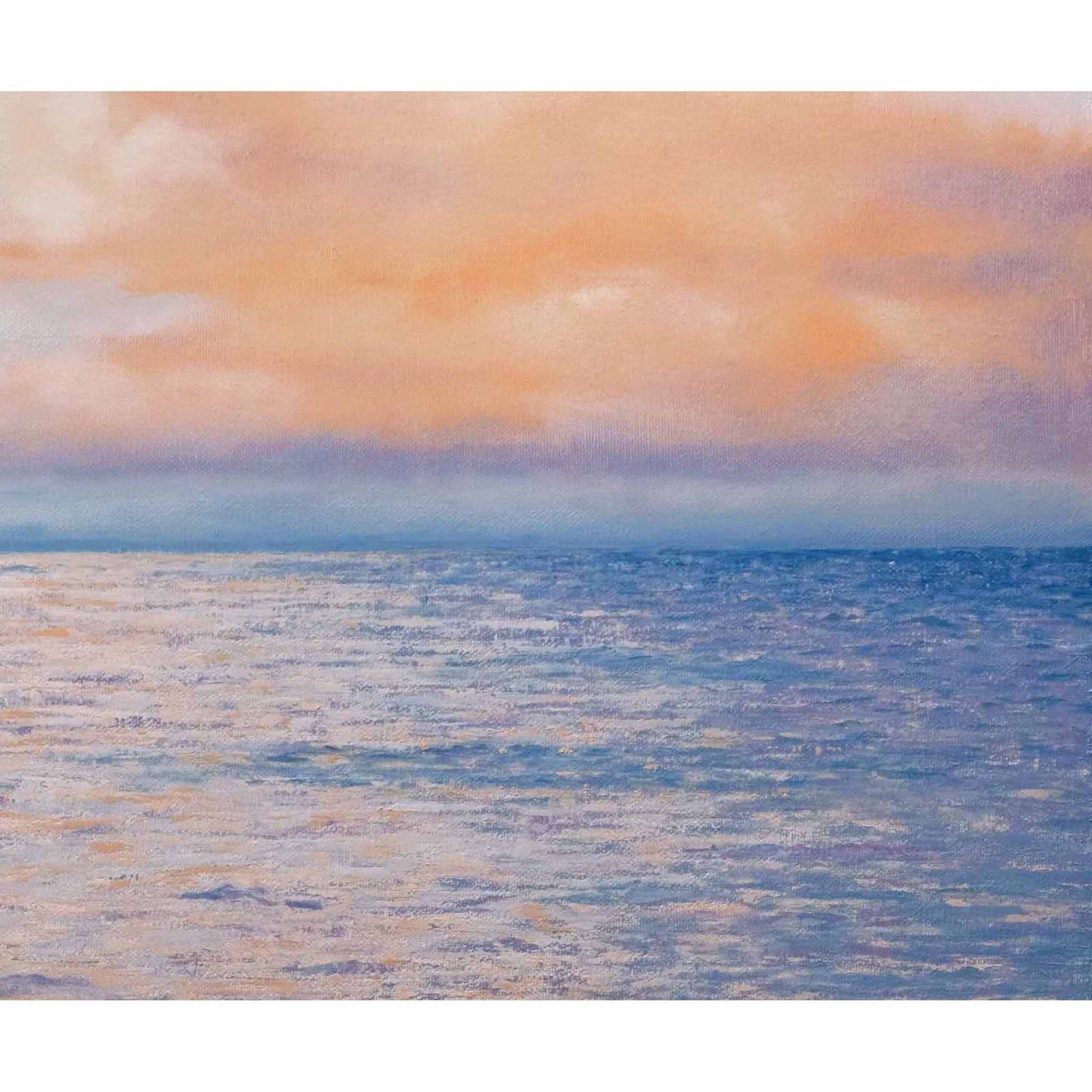 Anastasia Woron: “El mar de color vainilla” – Óleo 73×50 cm (2022)