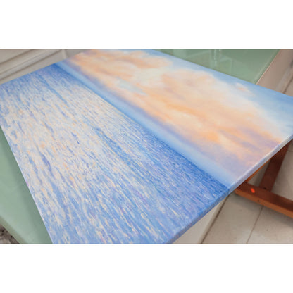 Anastasia Woron: “El mar de color vainilla” – Óleo 73×50 cm (2022)