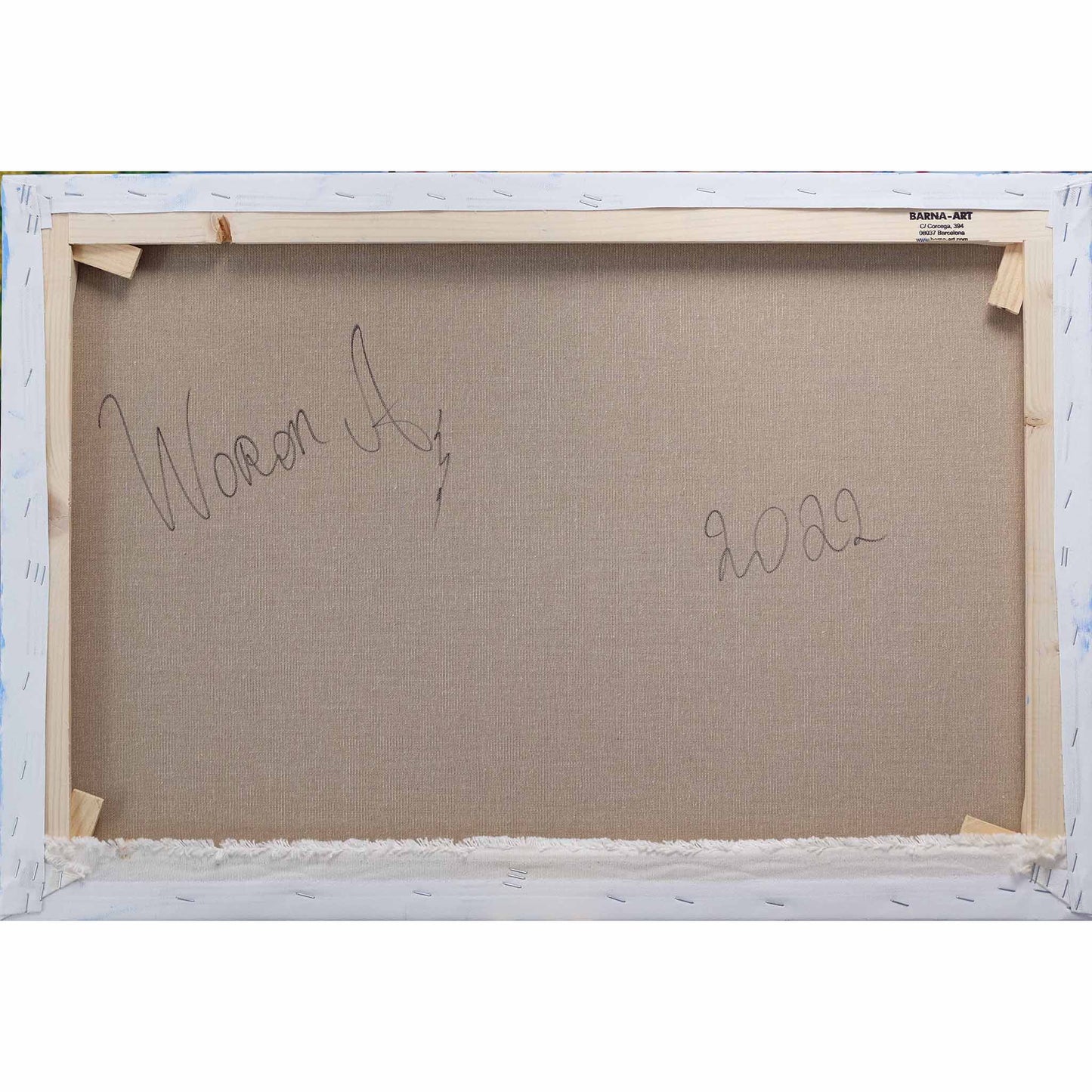 Anastasia Woron: “El mar de color vainilla” – Óleo 73×50 cm (2022)