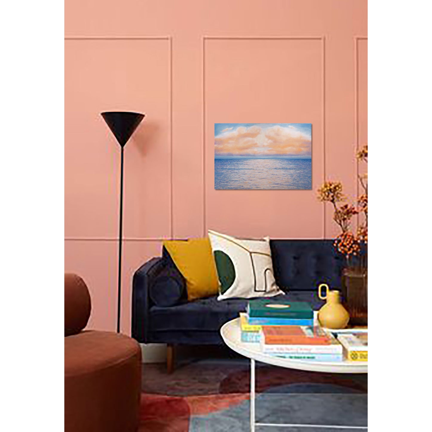 Anastasia Woron: “El mar de color vainilla” – Óleo 73×50 cm (2022)