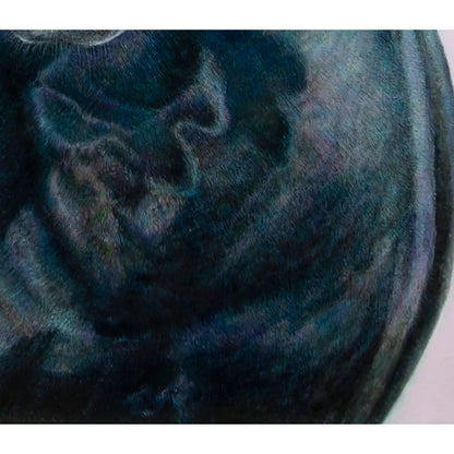 Anastasia Woron - Óleo Original Firmado 2023: El Eclipse Negro 100x81cm