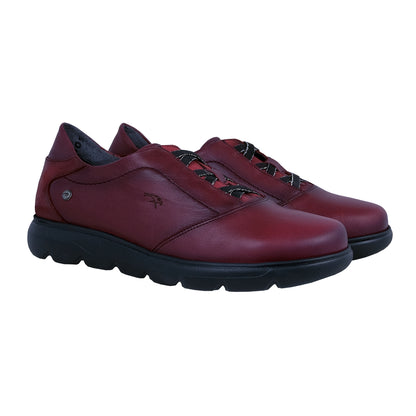 Fluchos Faral F1866: Zapatos Mujer Confort Piel Rojo