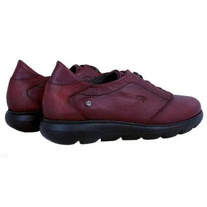 Fluchos Faral F1866: Zapatos Mujer Confort Piel Rojo