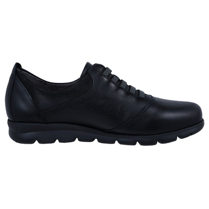 Fluchos Susan: Scarpe casual da donna nere in pelle F0354 – vista laterale