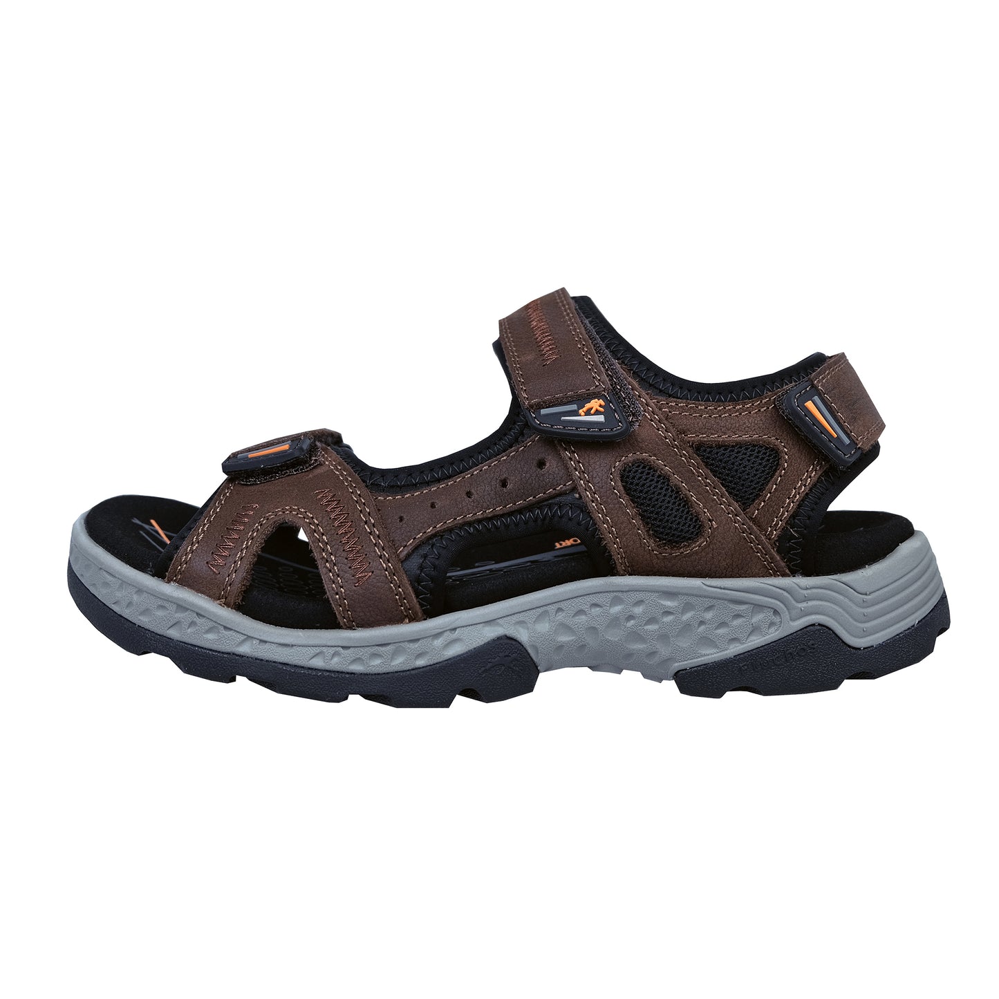 Fluchos Missouri – Men's Brown Leather Lightweight Comfort Sandals: F2410