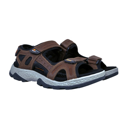 Fluchos Missouri – Men's Brown Leather Lightweight Comfort Sandals: F2410