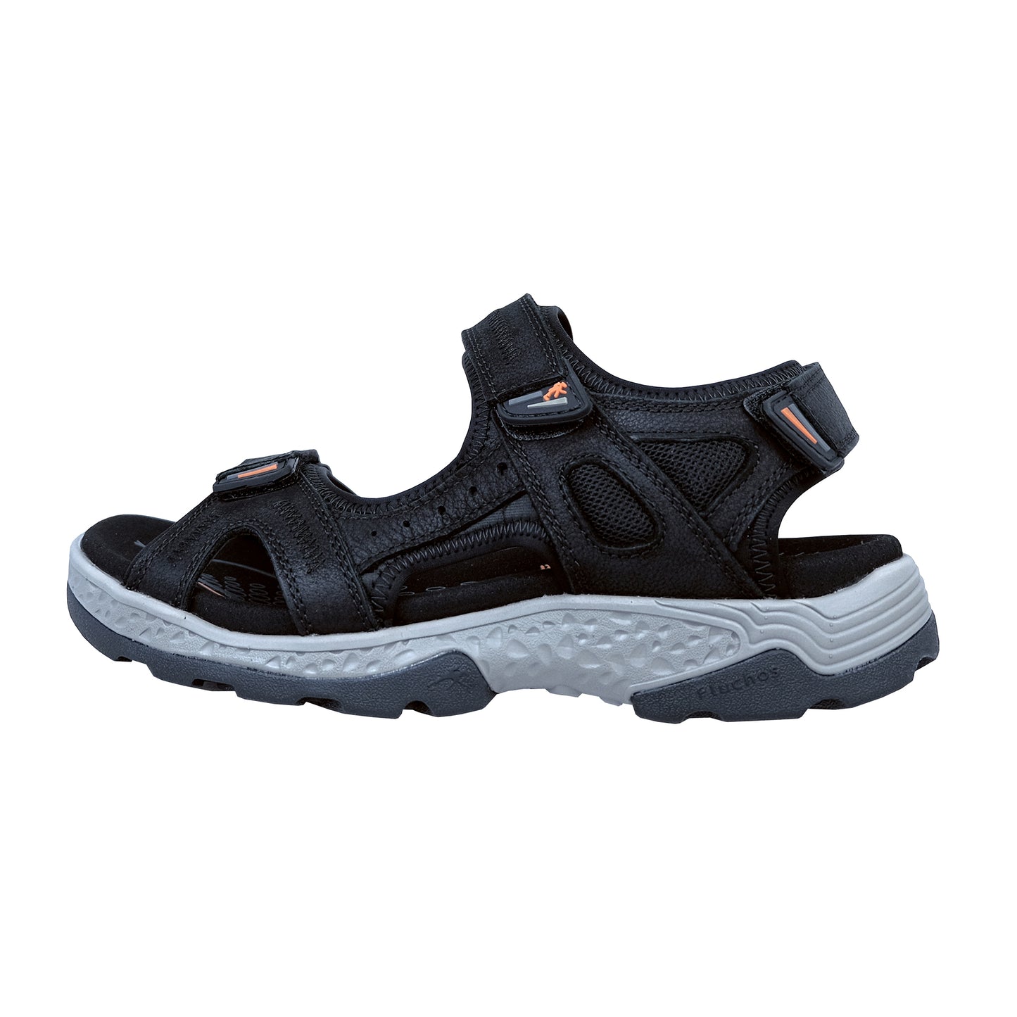 Fluchos Missouri – Men's Leather Sandals Black Lightweight Comfort: F2410