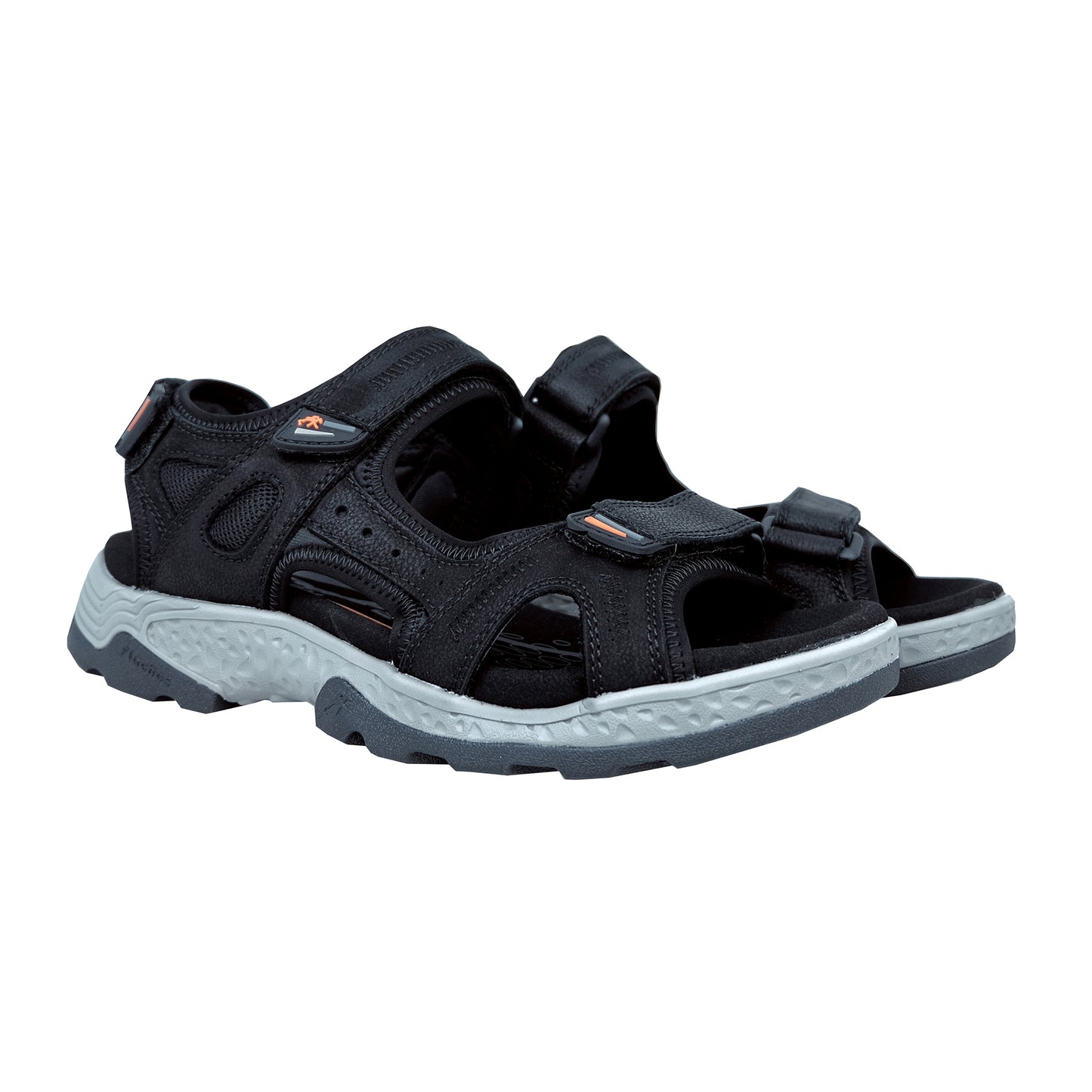 Fluchos Missouri – Men's Leather Sandals Black Lightweight Comfort: F2410