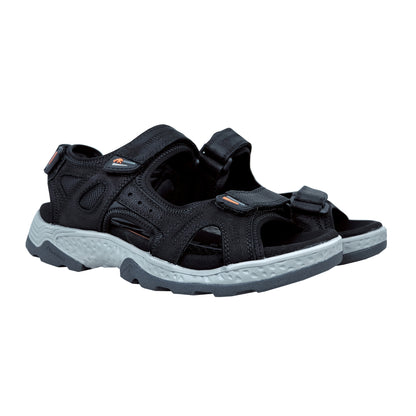 Fluchos Missouri – Men's Leather Sandals Black Lightweight Comfort: F2410