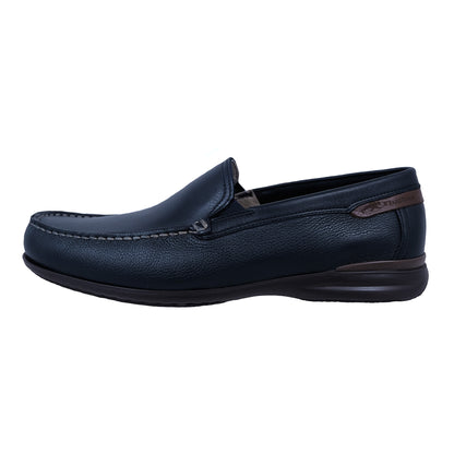 Fluchos Orion: Mocasín Hombre Piel Ligero Azul 8682
