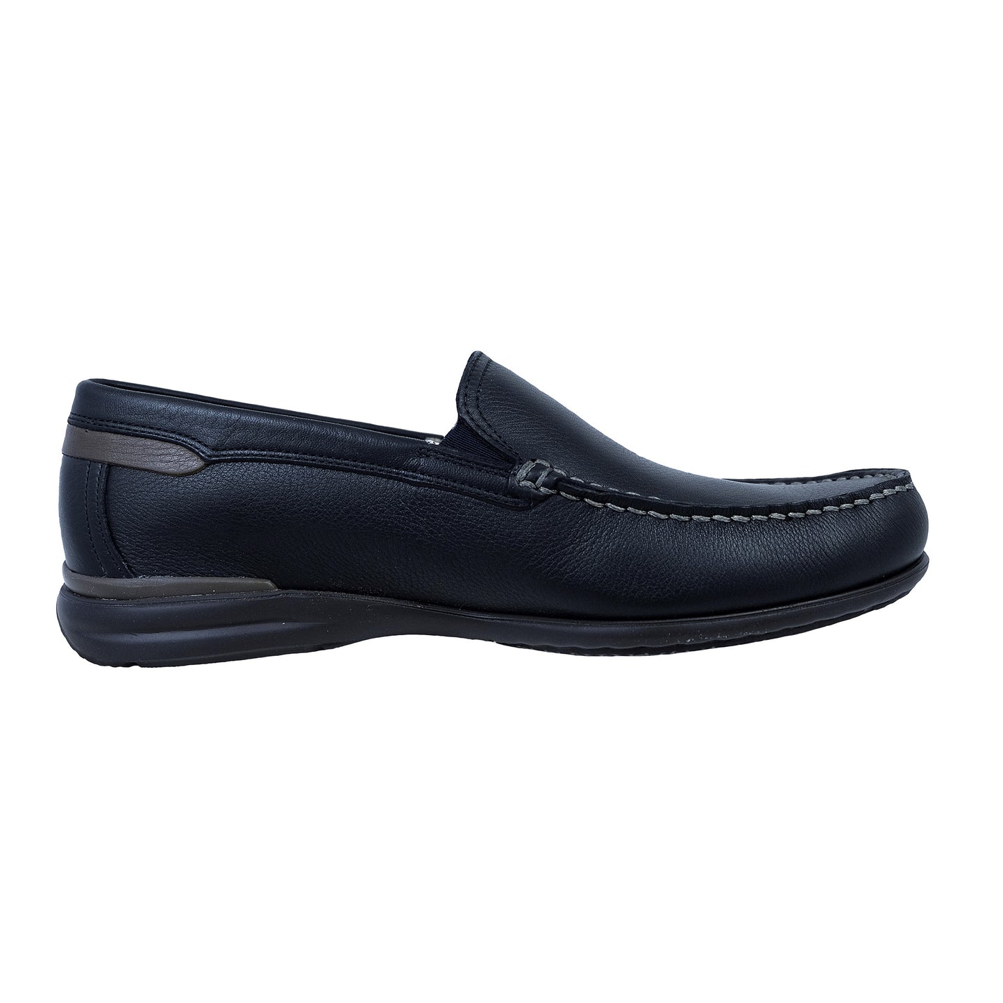 Fluchos Orion: Mocasín Hombre Piel Ligero Azul 8682